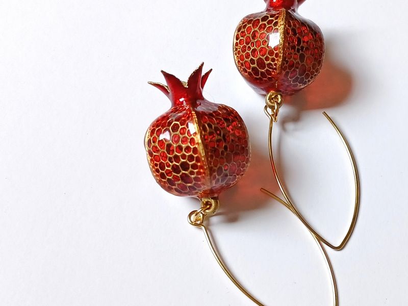 Pomegranate Earrings